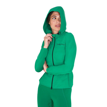 Equestro Women's down jacket in technical blend