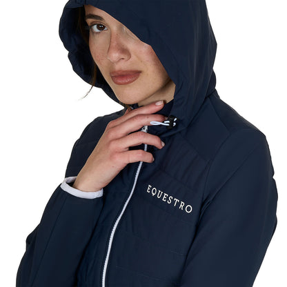 Equestro Women's down jacket in technical blend