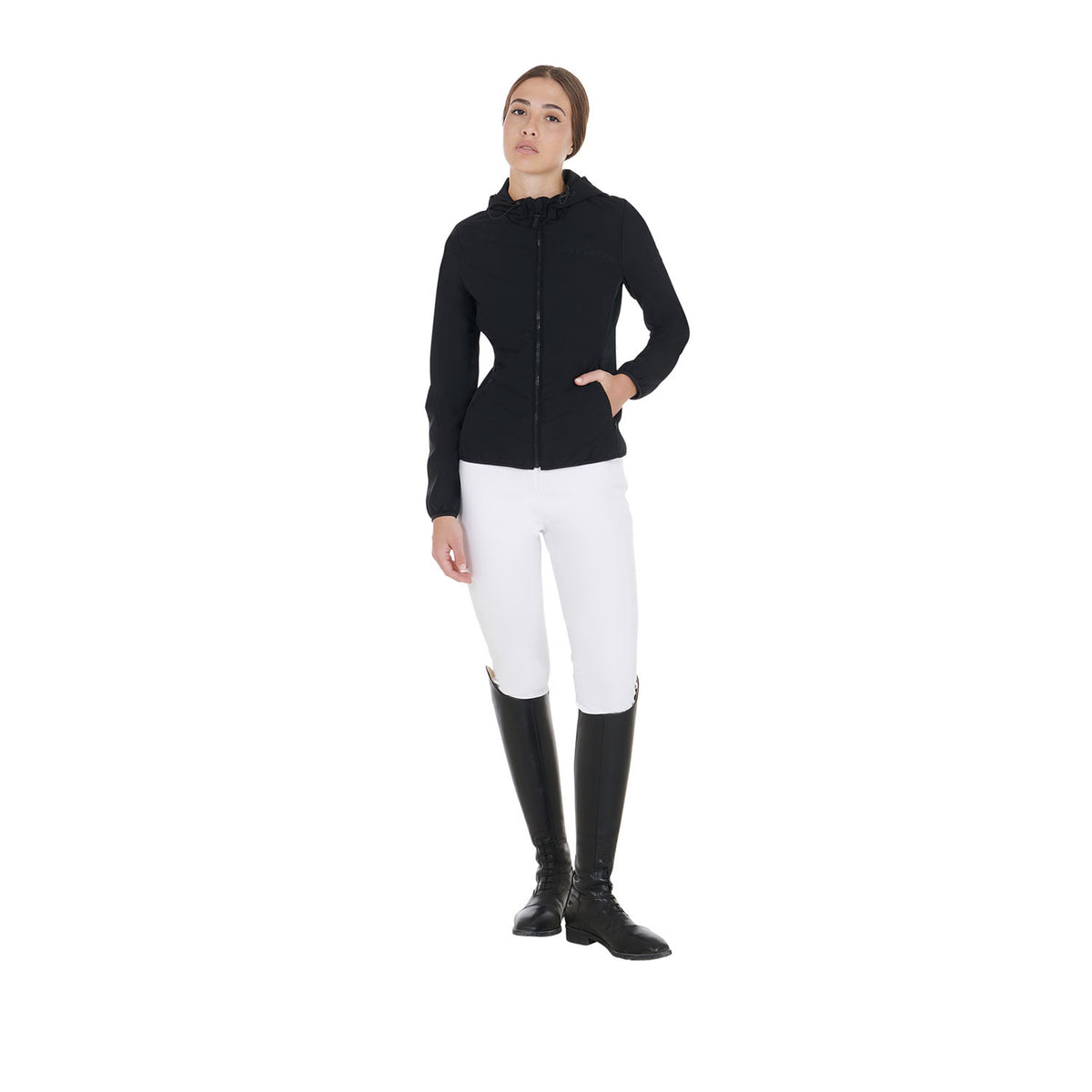 Equestro Women's down jacket in technical blend