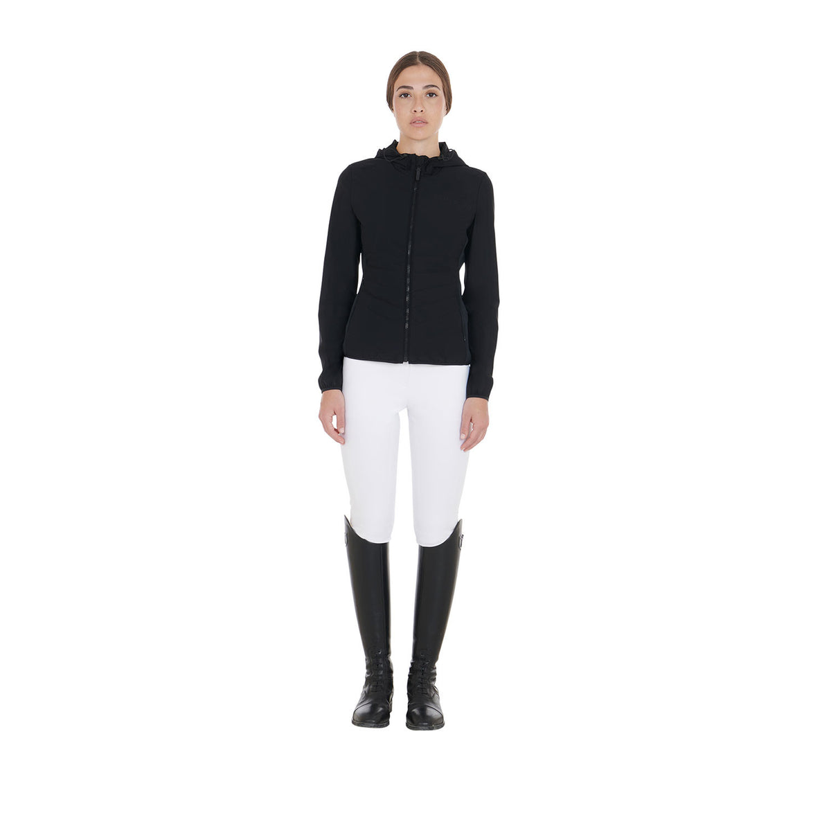 Equestro Women's down jacket in technical blend