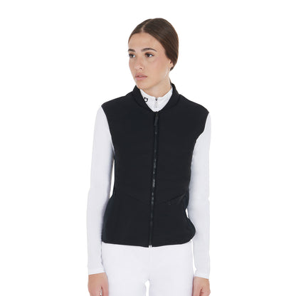 Equestro Women's slim fit vest in technical fabric