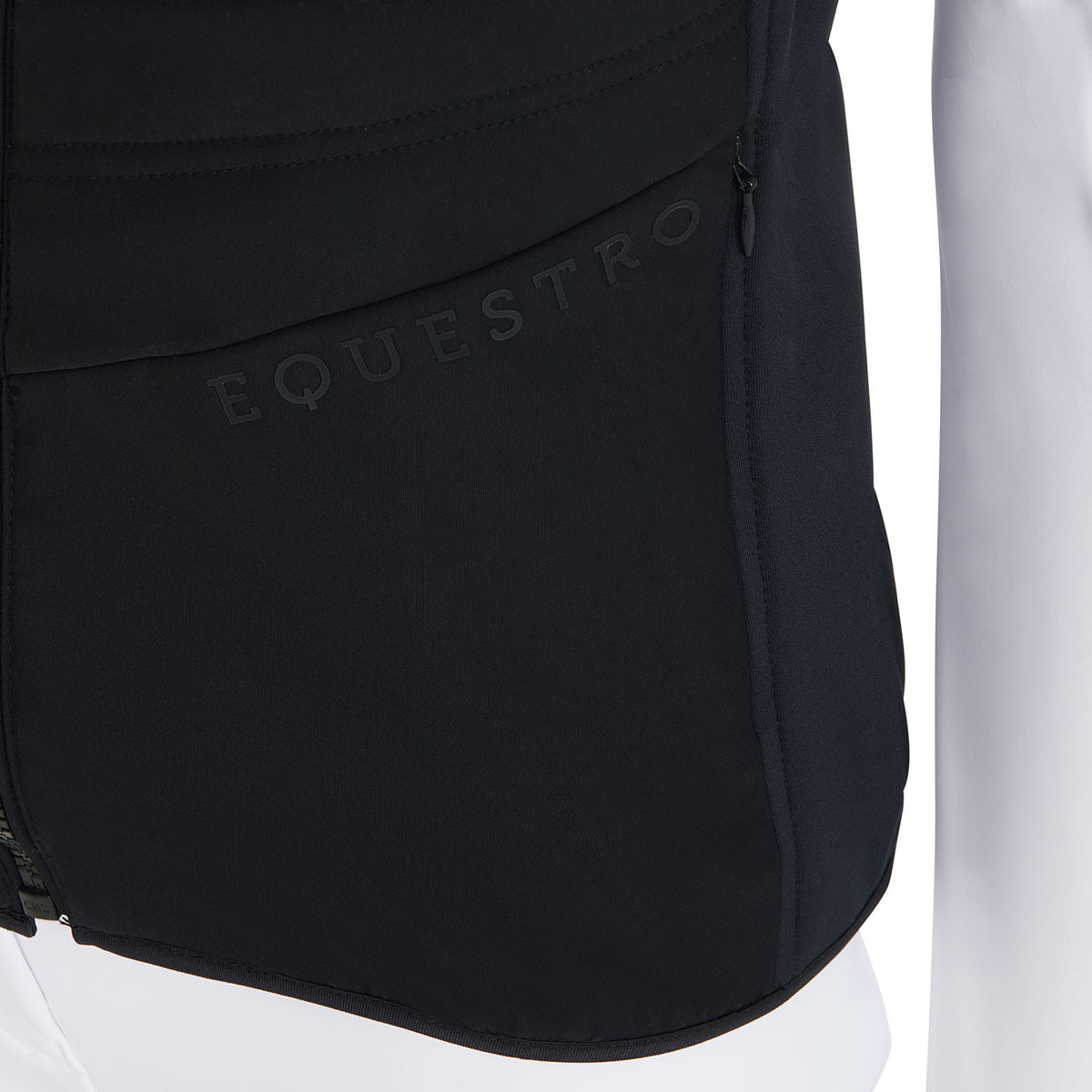 Equestro Women's slim fit vest in technical fabric