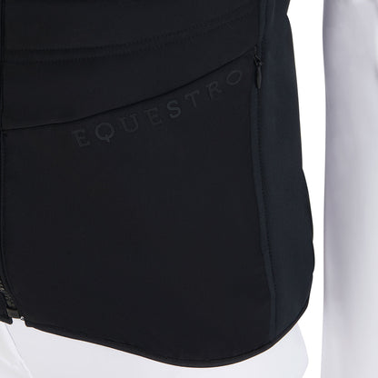 Equestro Women's slim fit vest in technical fabric