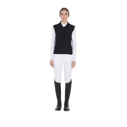 Equestro Women's slim fit vest in technical fabric