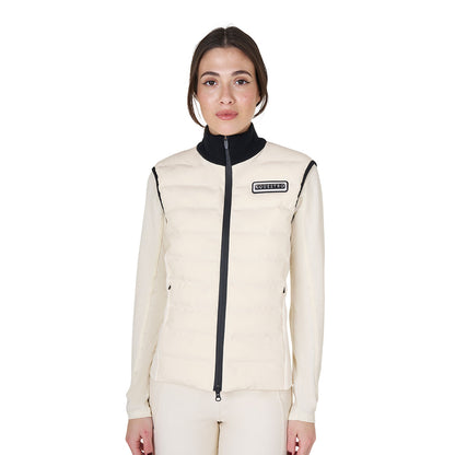 Equestro Women's zippered vest technical blend