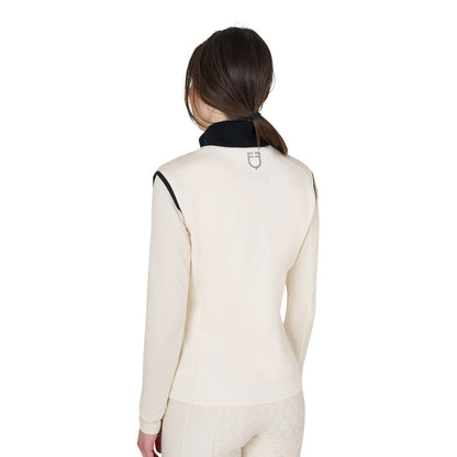 Equestro Women's zippered vest technical blend