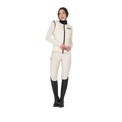 Equestro Women's zippered vest technical blend