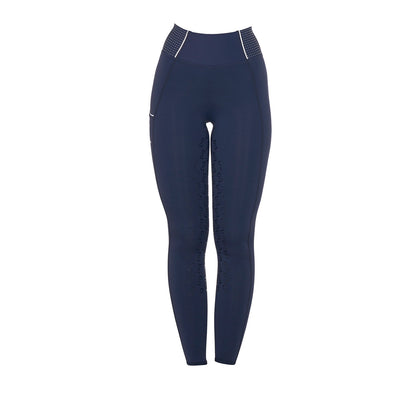Equestro Women's slim fit leggings rhinestones