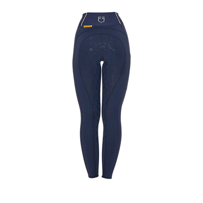 Equestro Women's slim fit leggings rhinestones