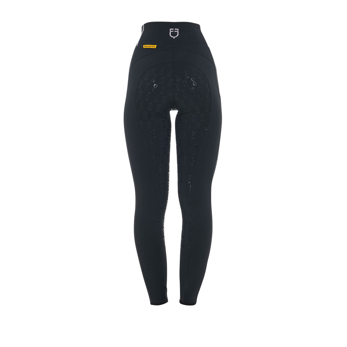 Equestro Women's slim fit leggings rhinestones