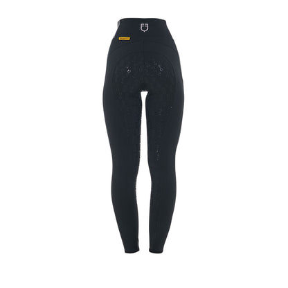 Equestro Women's slim fit leggings rhinestones
