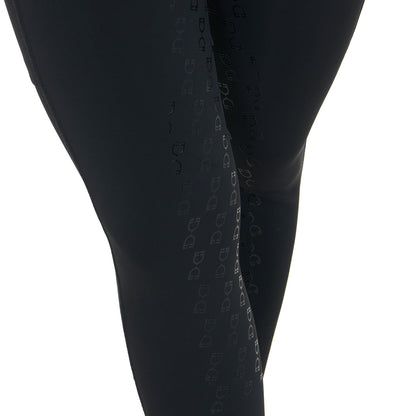 Equestro Women's slim fit leggings rhinestones