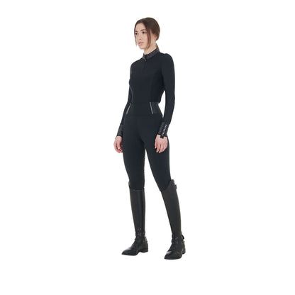 Equestro Women's slim fit leggings rhinestones