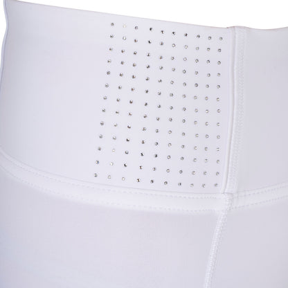 Equestro Women's slim fit leggings rhinestones