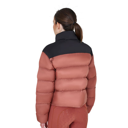 Equestro Women's cropped down jacket stretch fabric