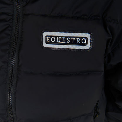 Equestro Women's cropped down jacket stretch fabric
