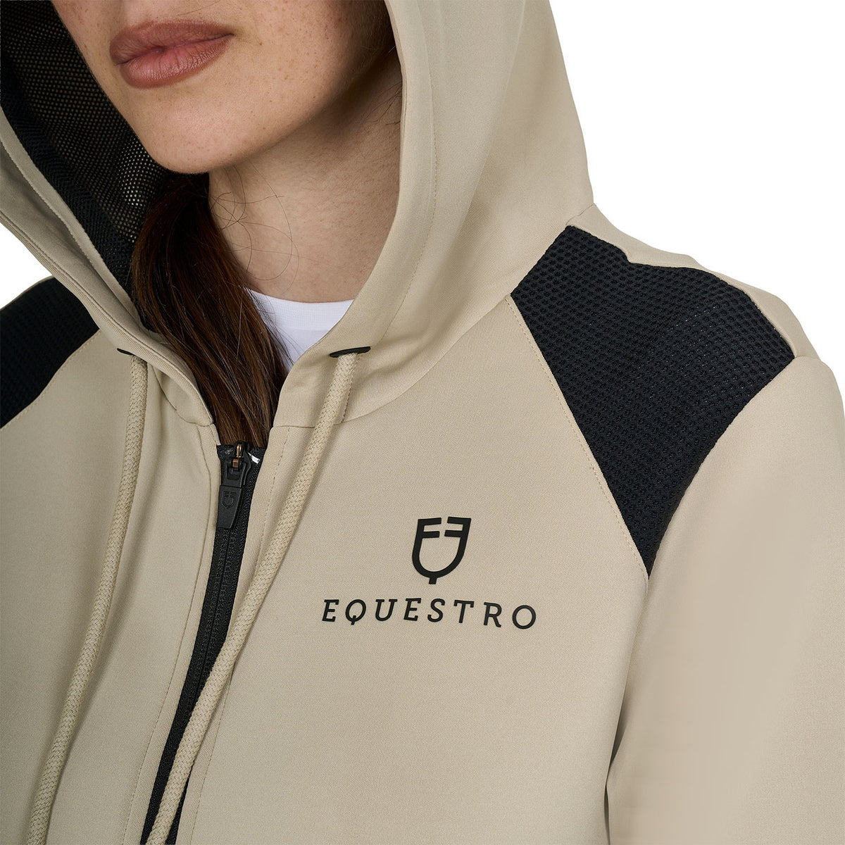 Equestro Women's cropped hoodie