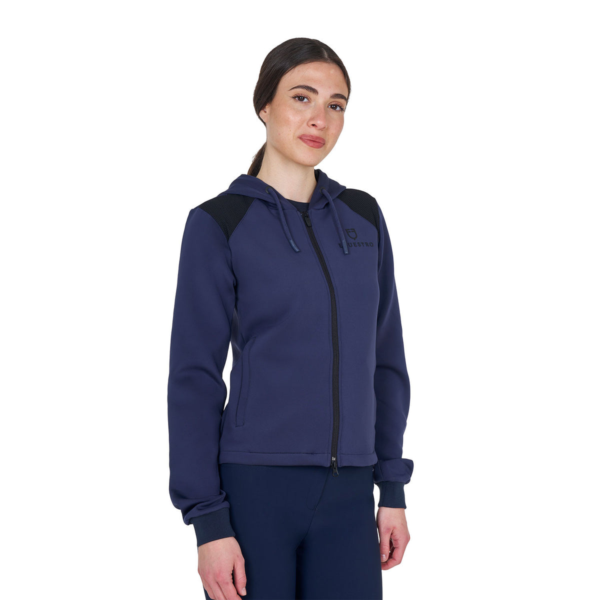 Equestro Women's cropped hoodie