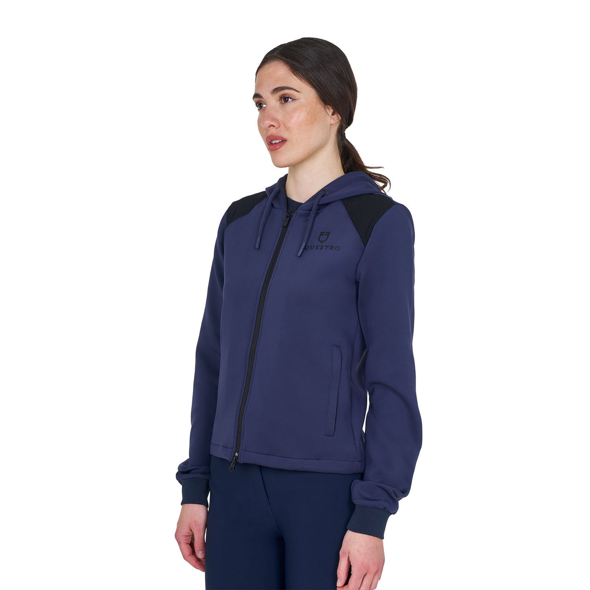 Equestro Women's cropped hoodie