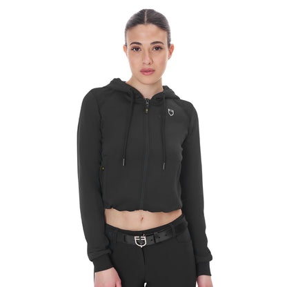 Equestro Women's cropped hoodie