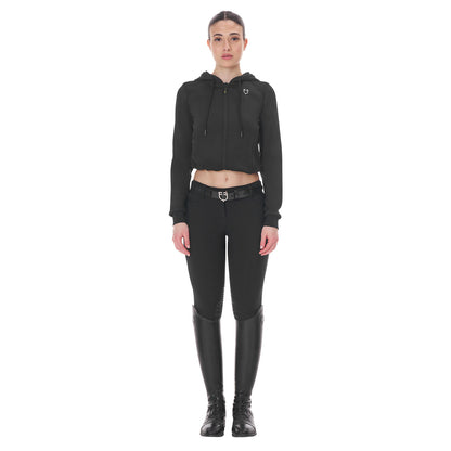 Equestro Women's cropped hoodie