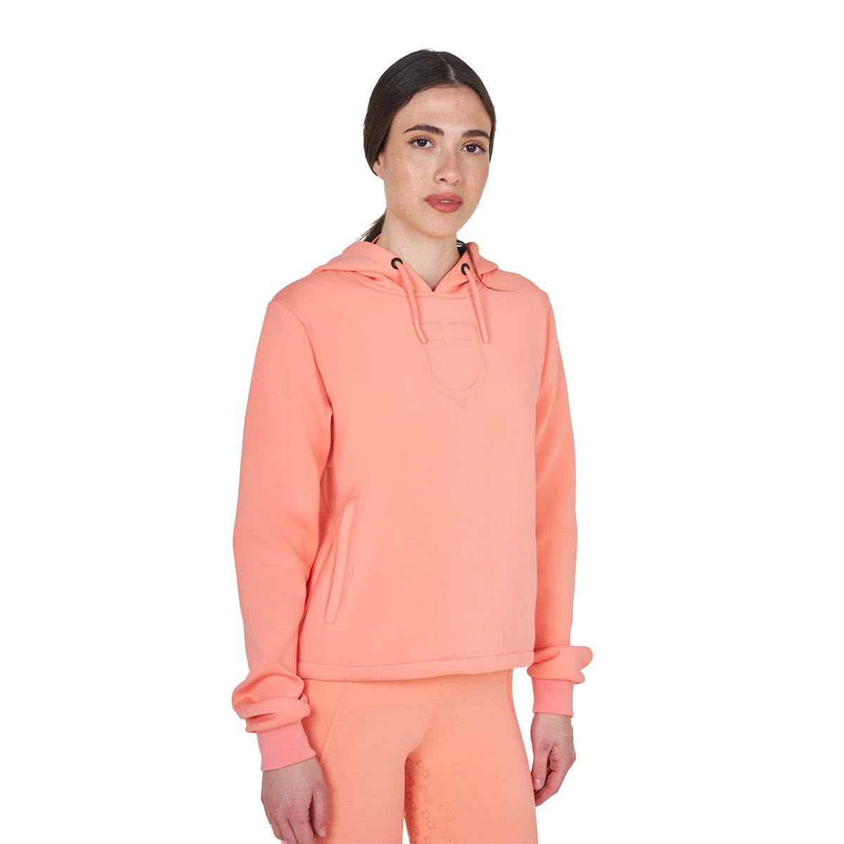 Equestro Women's cut out hoodie