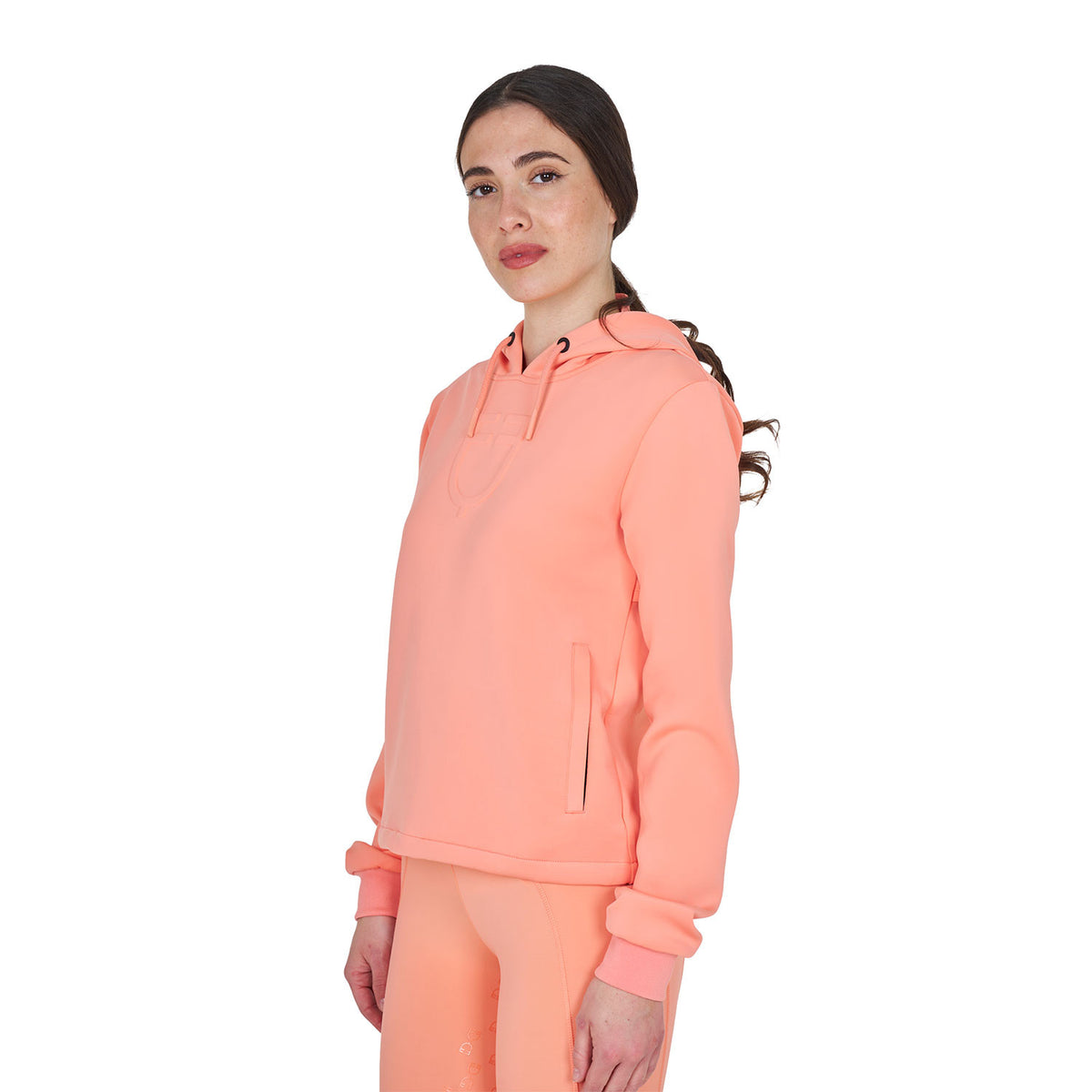 Equestro Women's cut out hoodie