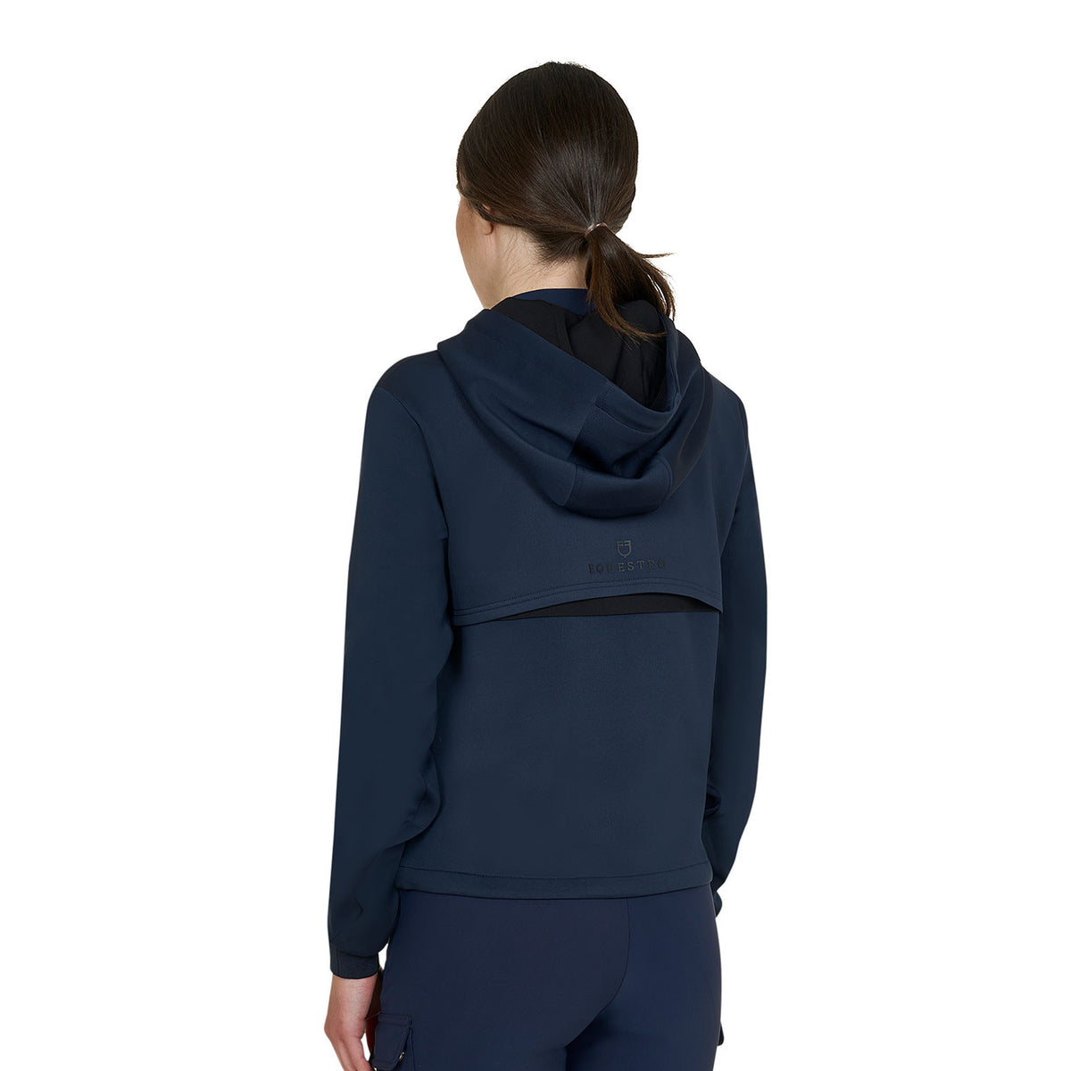 Equestro Women's cut out hoodie