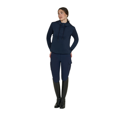 Equestro Women's cut out hoodie