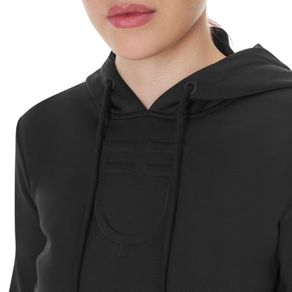 Equestro Women's cut out hoodie