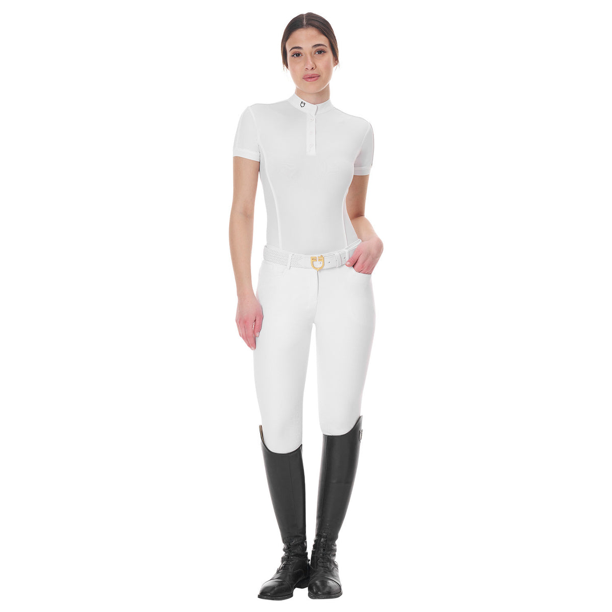 Equestro Women's competition body polo shirt