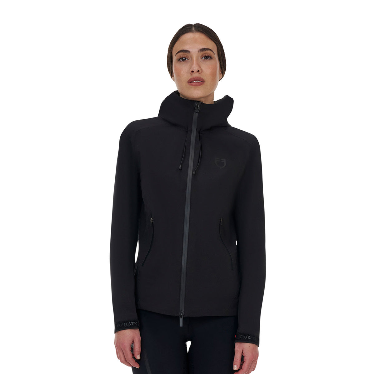 Equestro Ridertechnology women's waterproof shell jacket zip