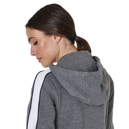 Equestro Women's hooded sweatshirt with front zip