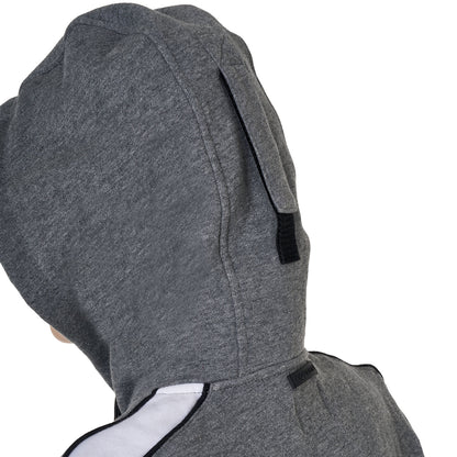 Equestro Women's hooded sweatshirt with front zip