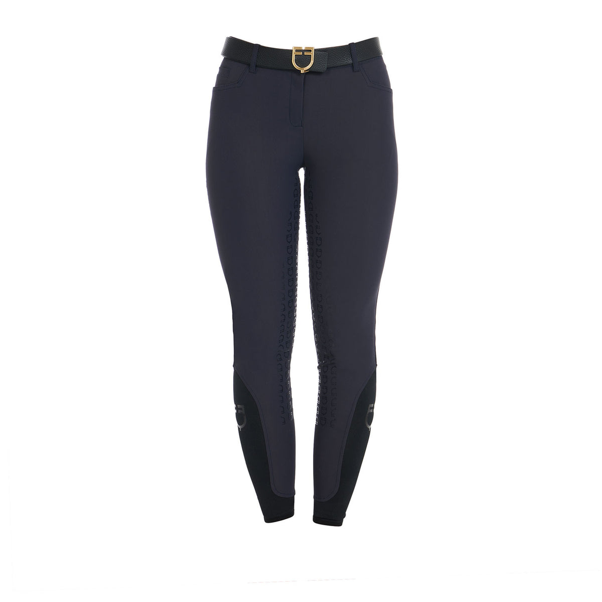 Equestro Women's full grip high waisted breeches with fleece lining inside