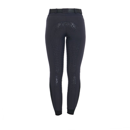 Equestro Women's full grip high waisted breeches with fleece lining inside