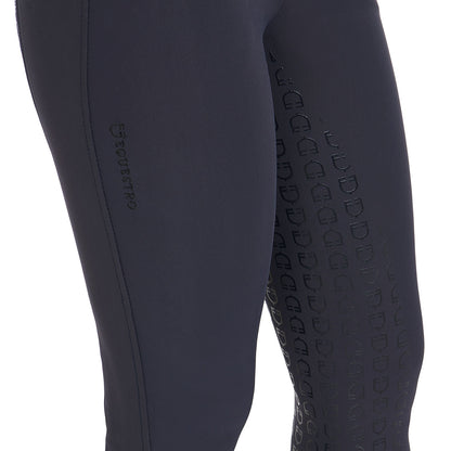 Equestro Women's full grip high waisted breeches with fleece lining inside