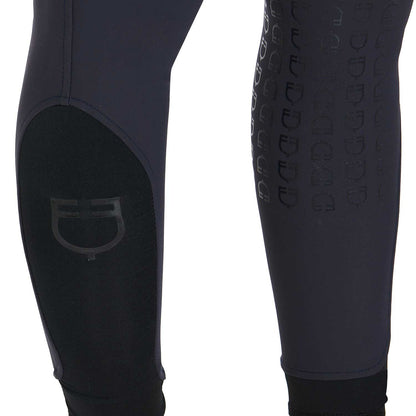 Equestro Women's full grip high waisted breeches with fleece lining inside