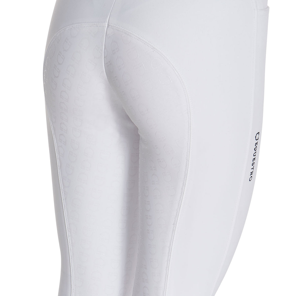 Equestro Women's full grip high waisted breeches with fleece lining inside