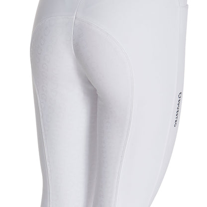 Equestro Women's full grip high waisted breeches with fleece lining inside