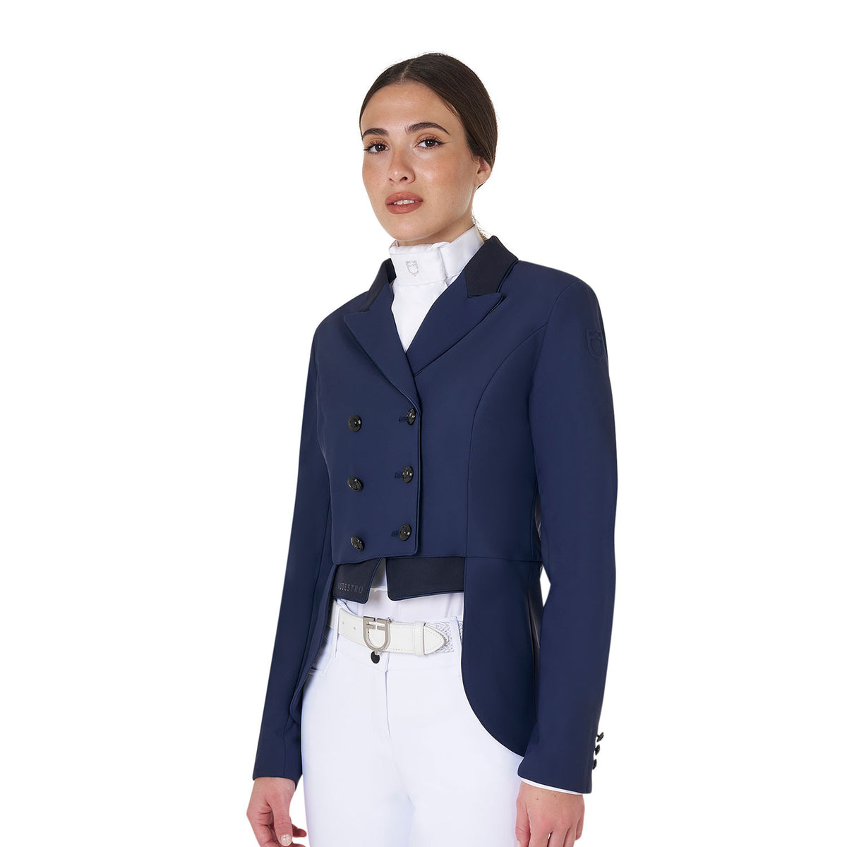 Equestro Women's competition dressage half tailcoat