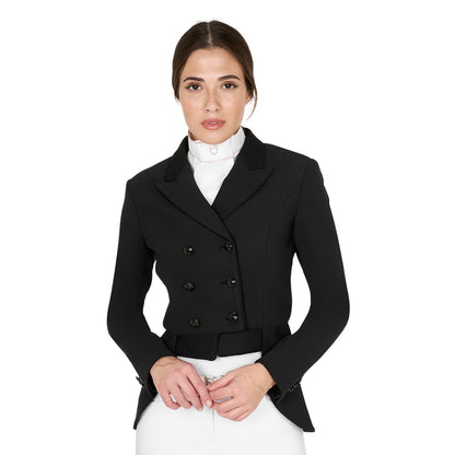 Equestro Women's competition dressage half tailcoat