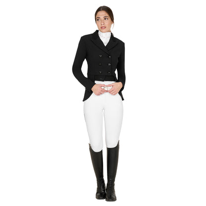 Equestro Women's competition dressage half tailcoat