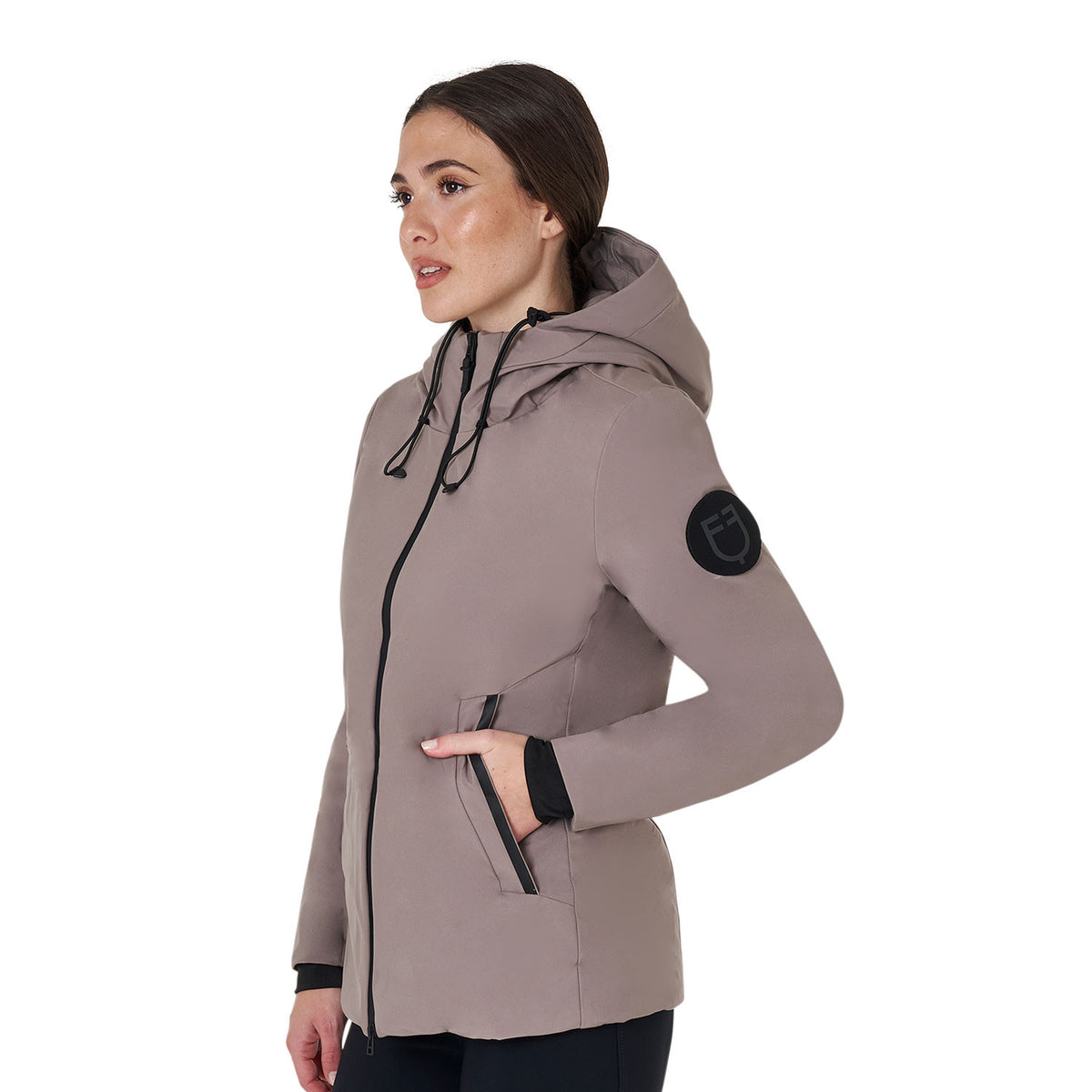 Equestro Down jacket water and wind repellent