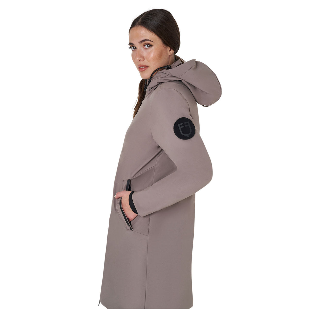 Equestro Women’s down jacket water-repellent and wind-proof