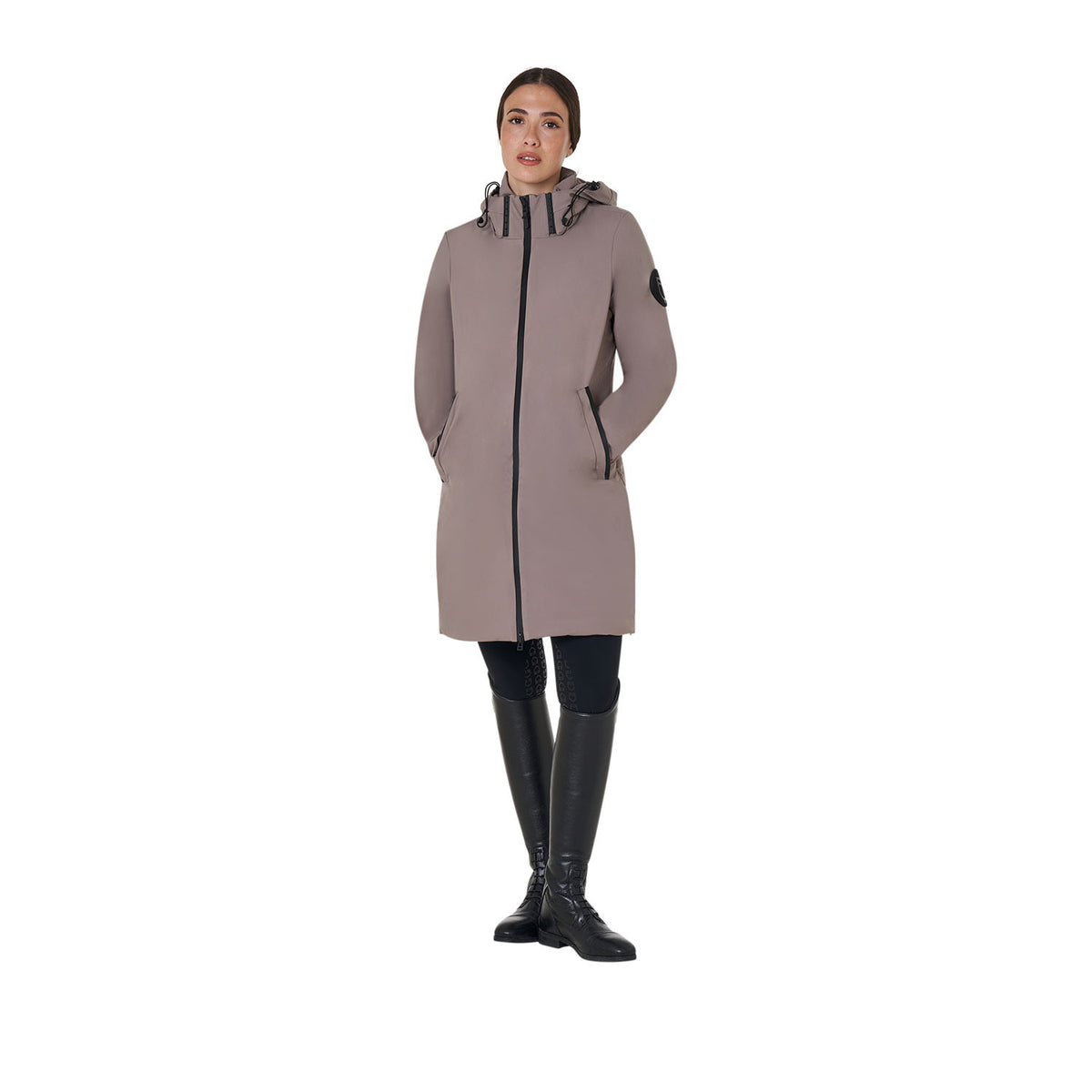 Equestro Women’s down jacket water-repellent and wind-proof