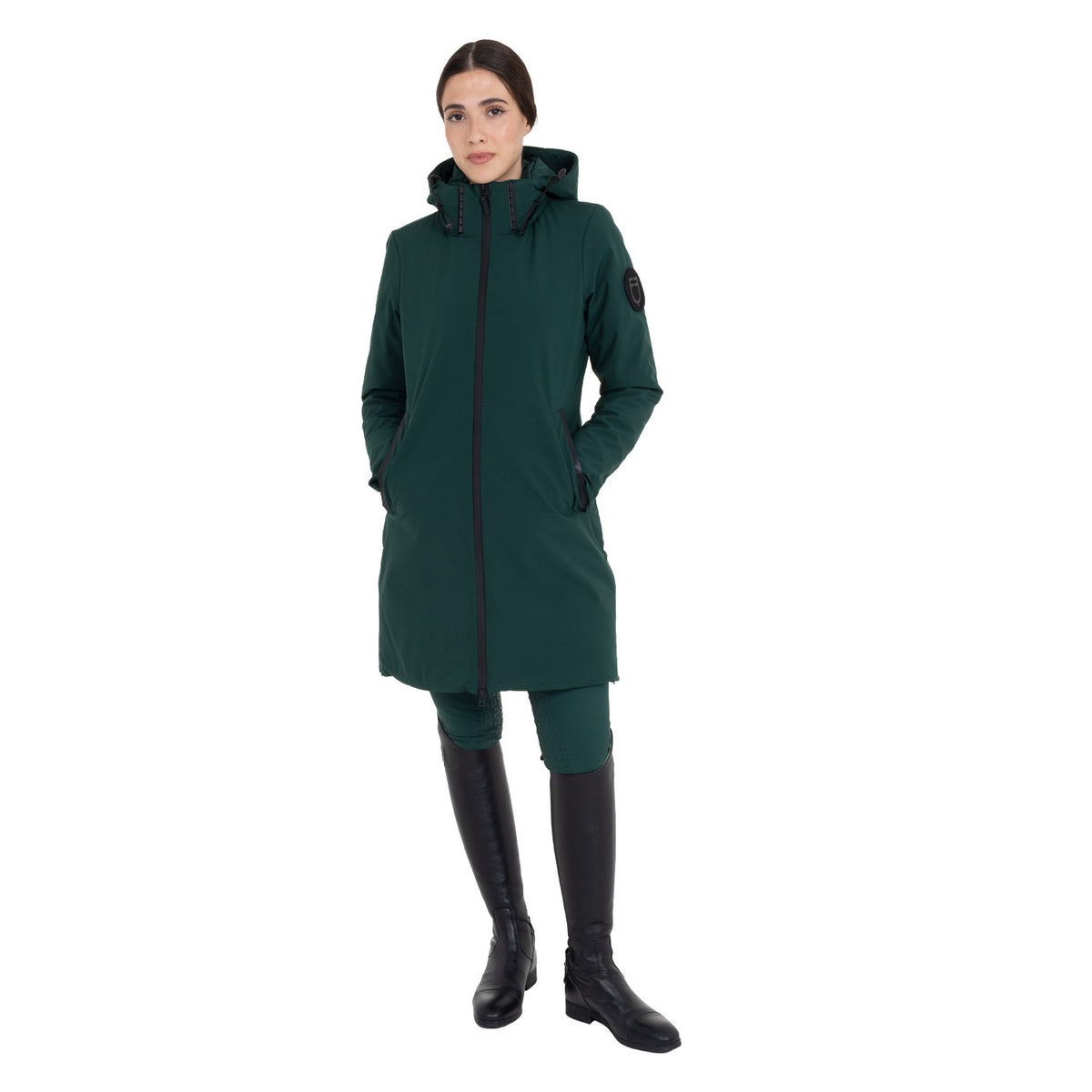 Equestro Women’s down jacket water-repellent and wind-proof