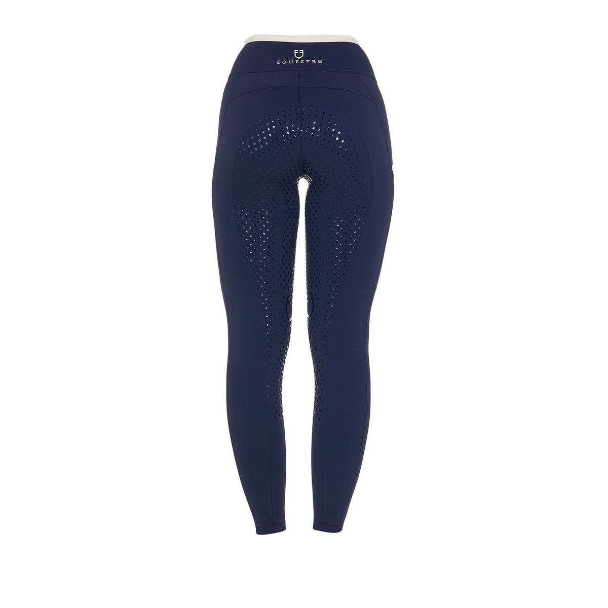 Equestro Women's leggings with perforated decorations
