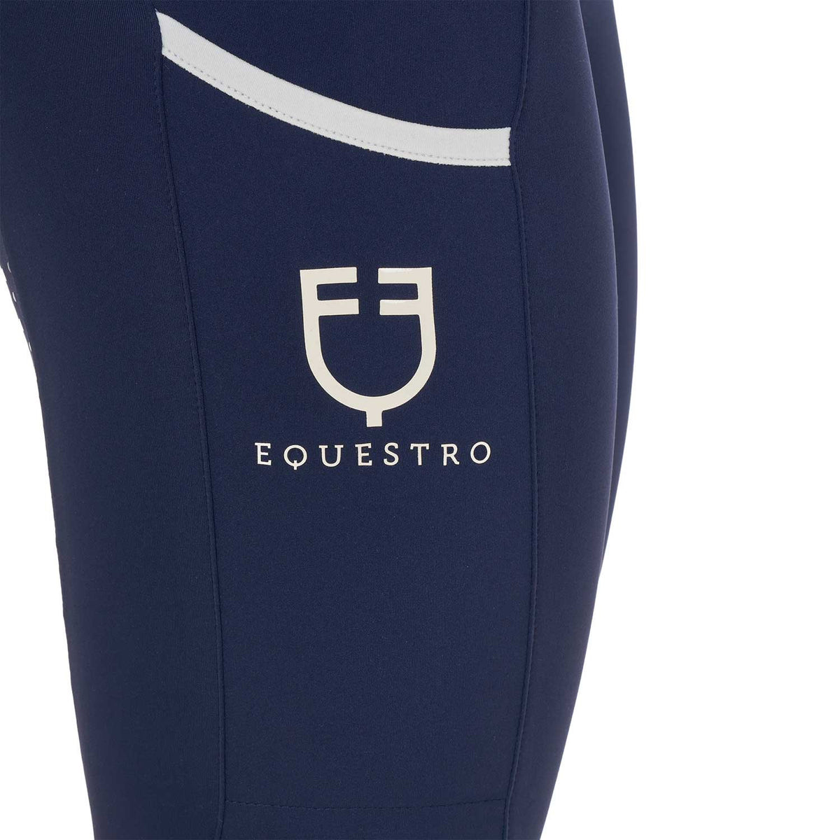 Equestro Women's leggings with perforated decorations