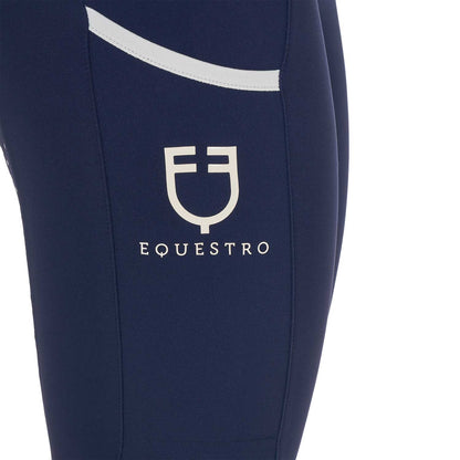 Equestro Women's leggings with perforated decorations